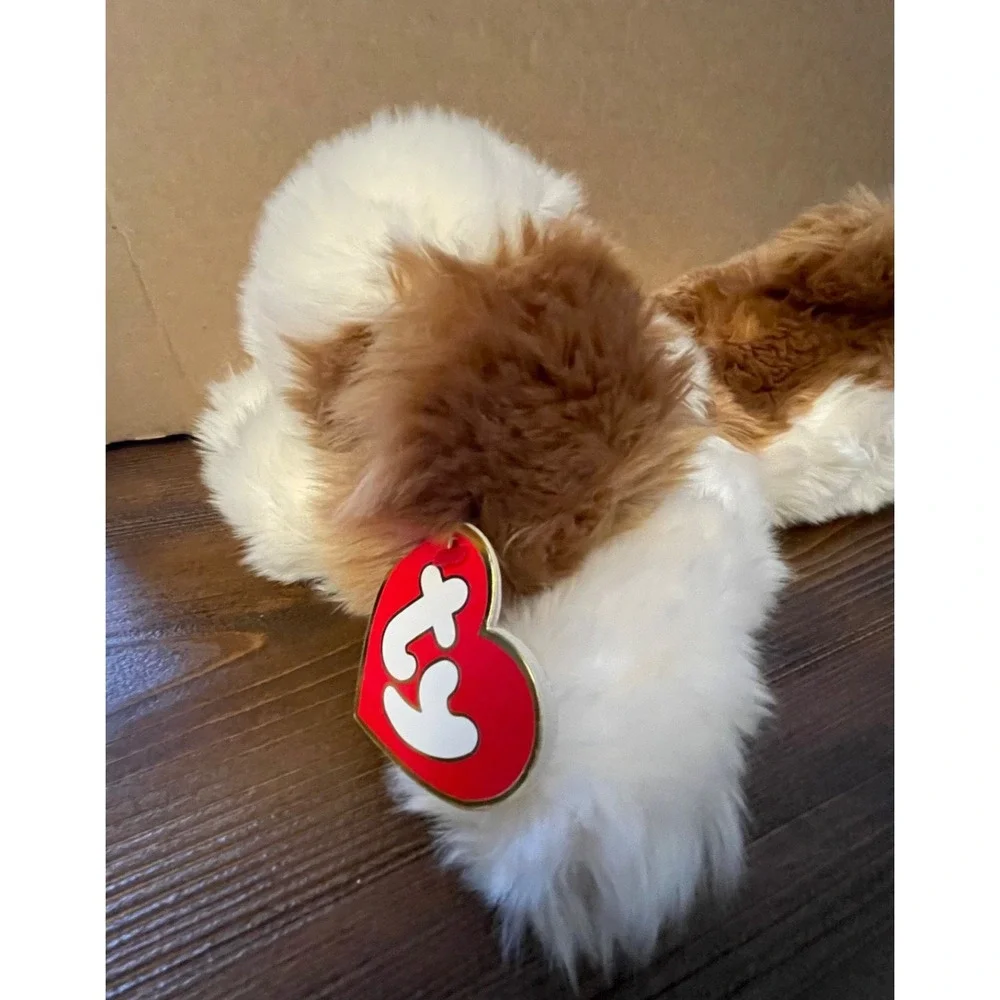 Ty Classics Patches the Dog - Rare 1995 Vintage Made in Korea Puppy Plush MWMT